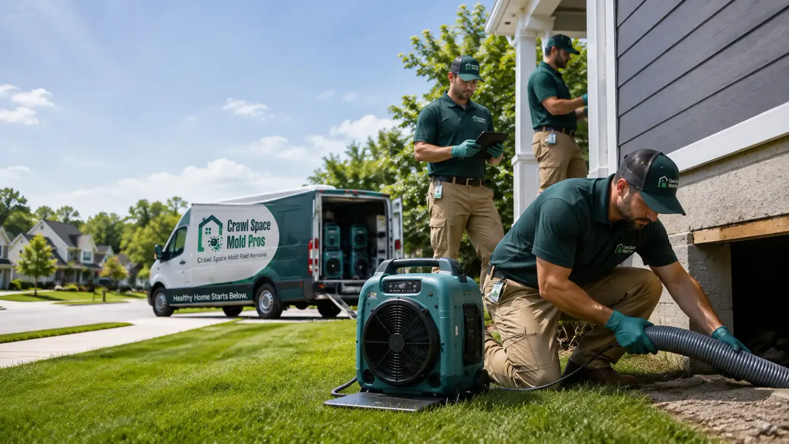 Crawl Space Mold Removal in Amherst, NH